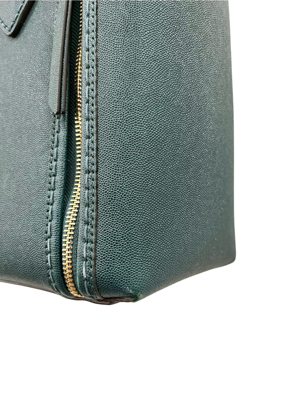 Henri Bendel A List Satchel Limited Edition Teal Green Leather NWOT - Picture 9 of 14
